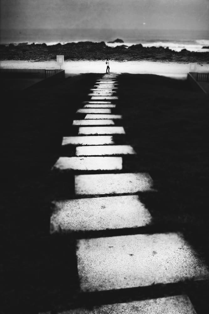 Solitary Path to Sea by Rui Correia — canvas wall art