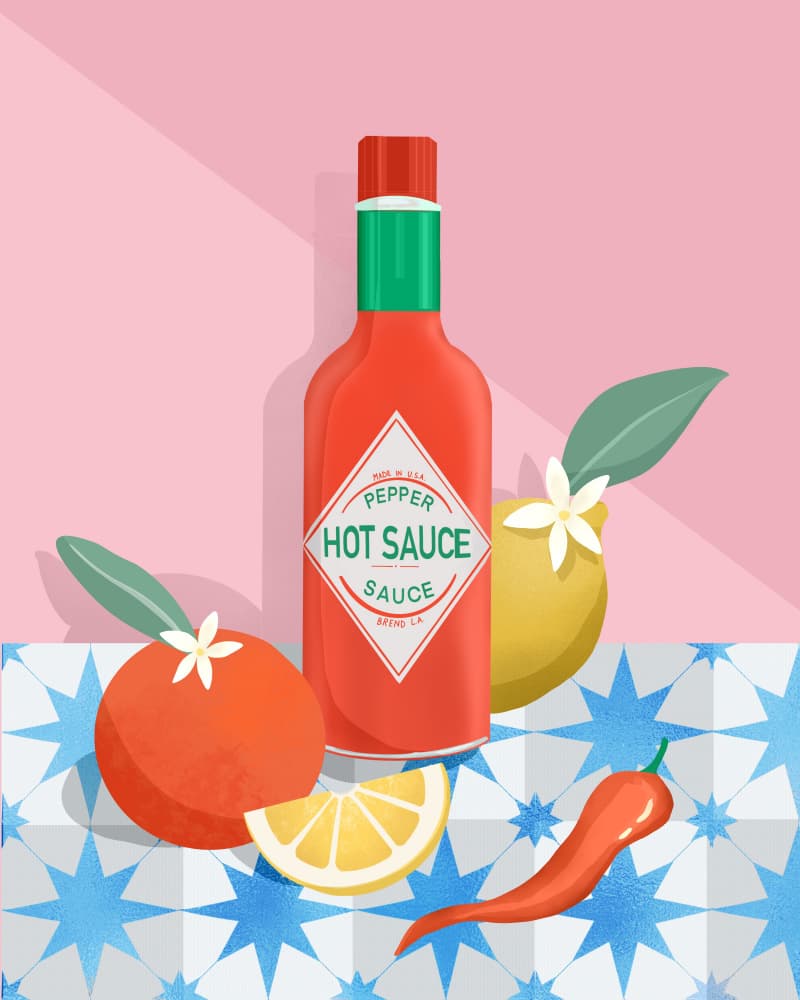 Spicy Citrus Burst by Petra Lizde — canvas wall art