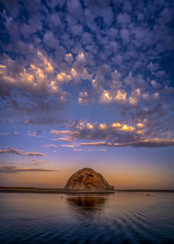 Majestic Rock Sunset Reflection by Raymond Ren Rong Liu — canvas wall art