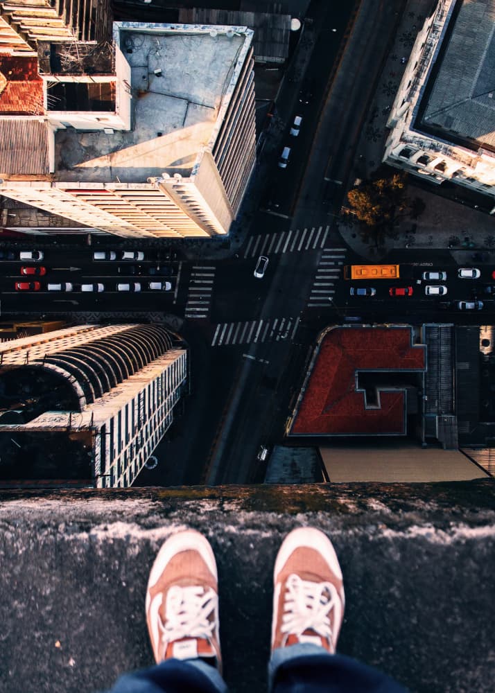 High Above The City by Ariz Rab — canvas wall art