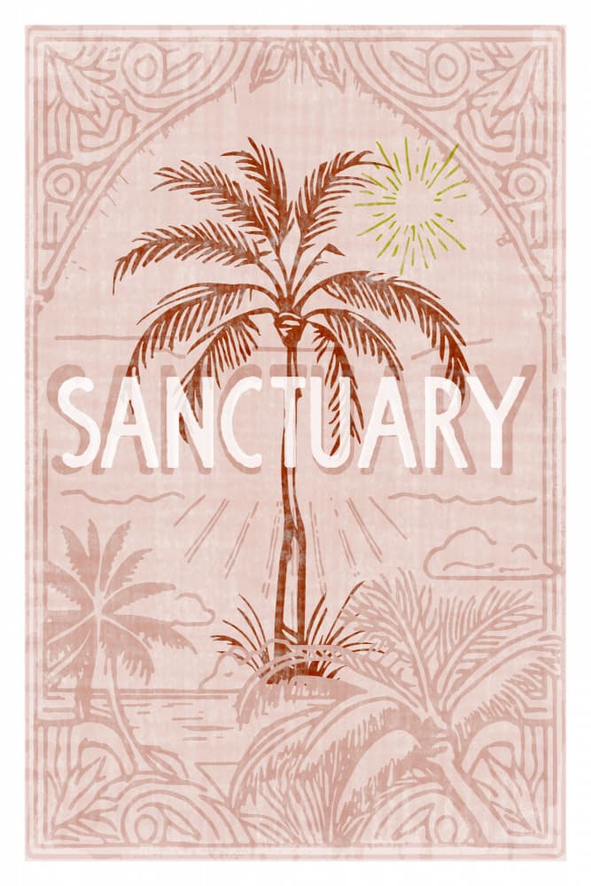 Tropical Island Sanctuary by casa cartissi — canvas wall art