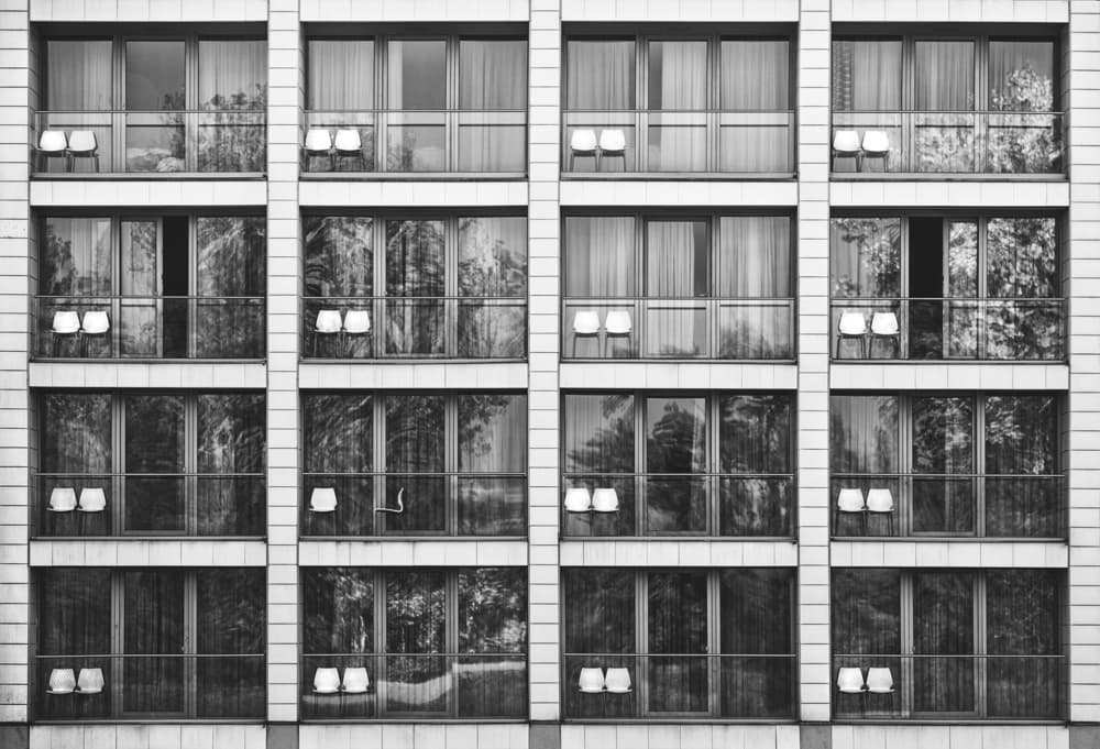 Modern Building Reflections by Samir Pajic — canvas wall art