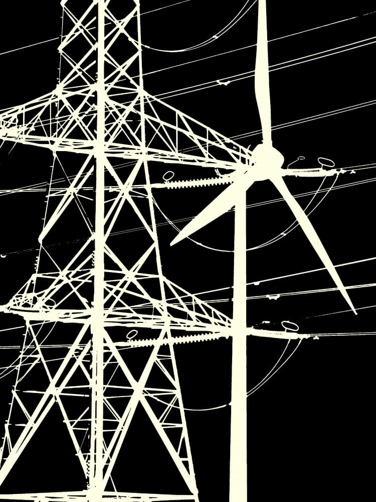Modern Energy Grid by Petr Strnad — canvas wall art