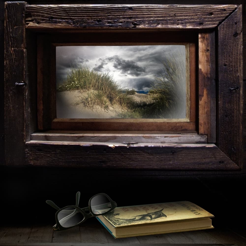 Cozy Window Beach View by Vito Guarino — canvas wall art