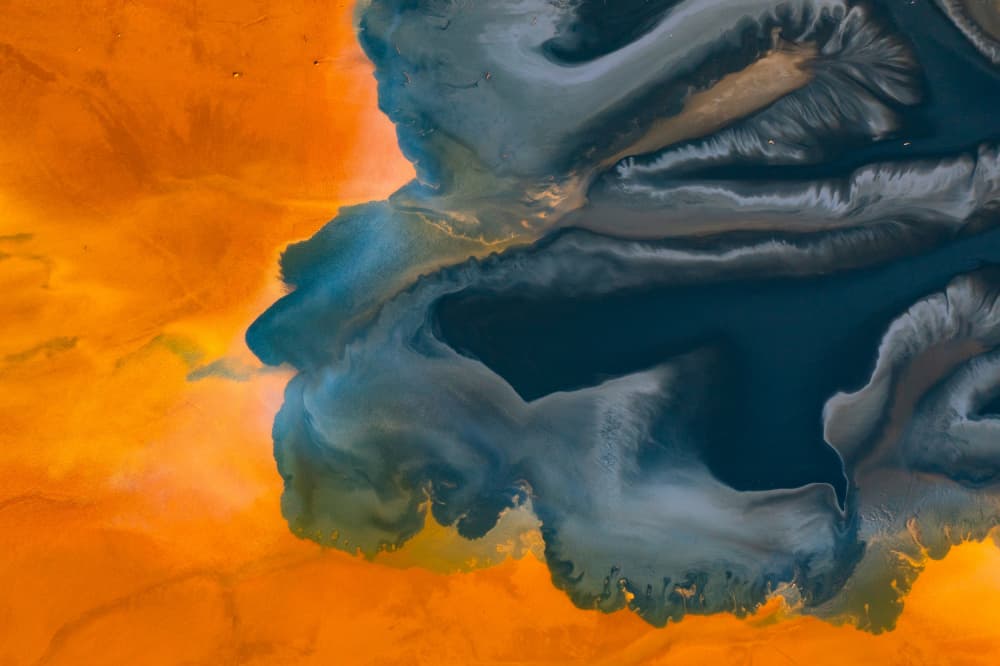 Vibrant Fluid Abstraction by Eros Erika — canvas wall art