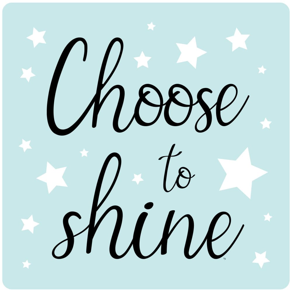 Choose To Shine Stars by Martina — canvas wall art