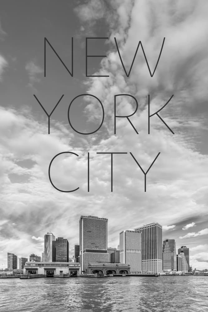 New York City Skyline by Melanie Viola — canvas wall art