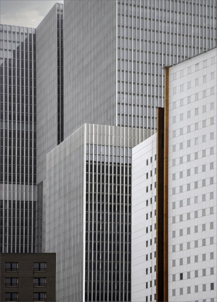 High-Rise Architectural Lines by Gilbert Claes — canvas wall art