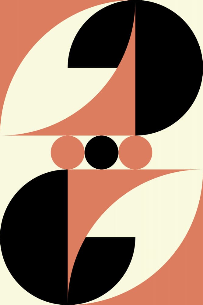 Bold Geometric Composition by Petr Strnad — canvas wall art