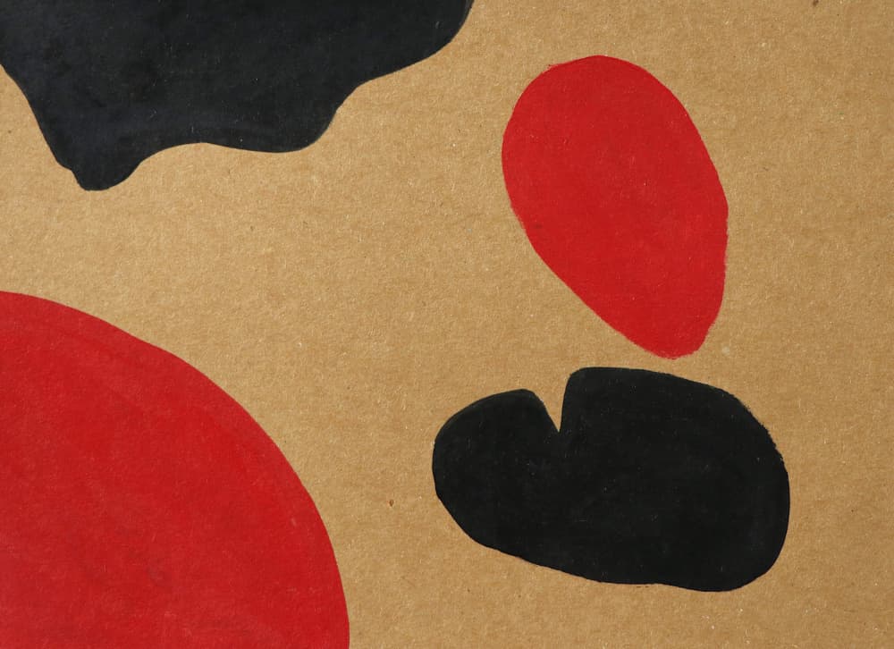 Modern Organic Forms by Santhosh ch — canvas wall art