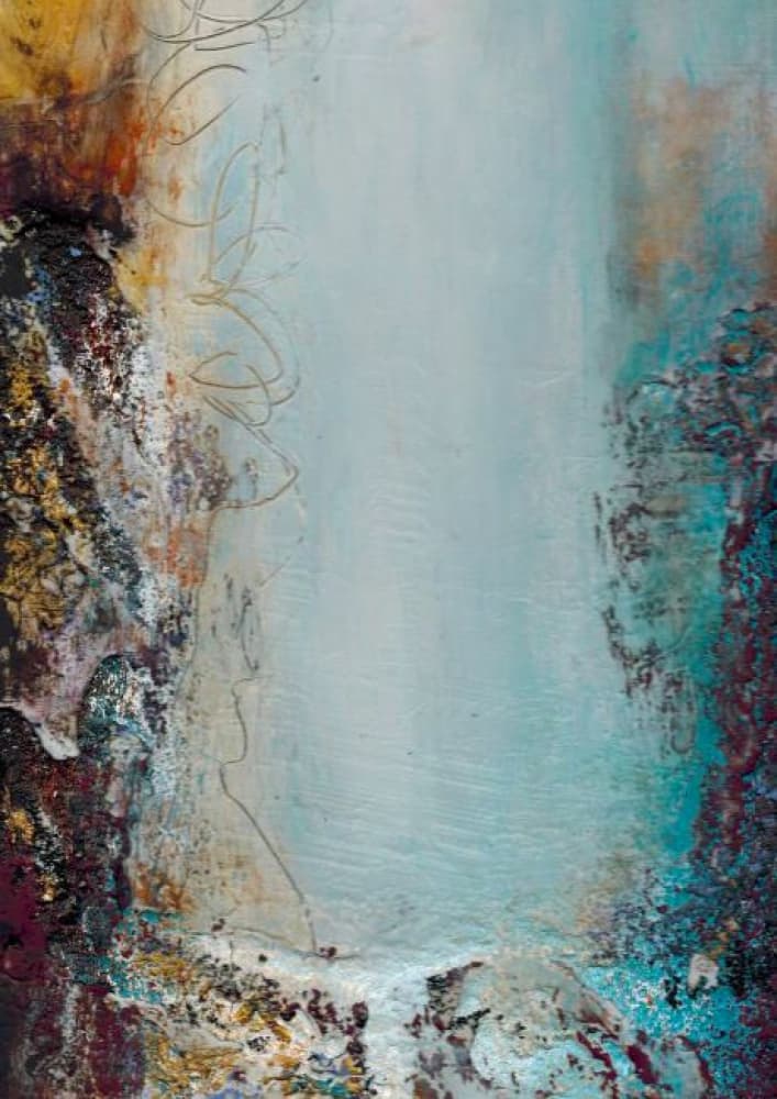 Serene Blue Passage by Deb Chaney — canvas wall art