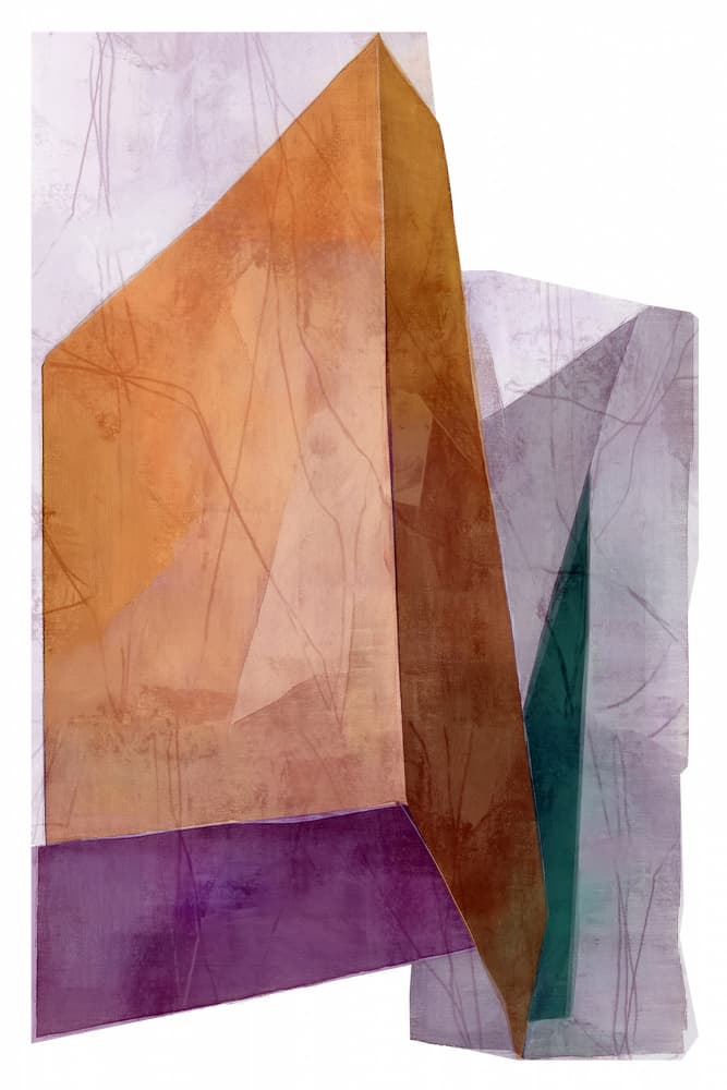 Abstract Geometric Layers by cartissi — canvas wall art