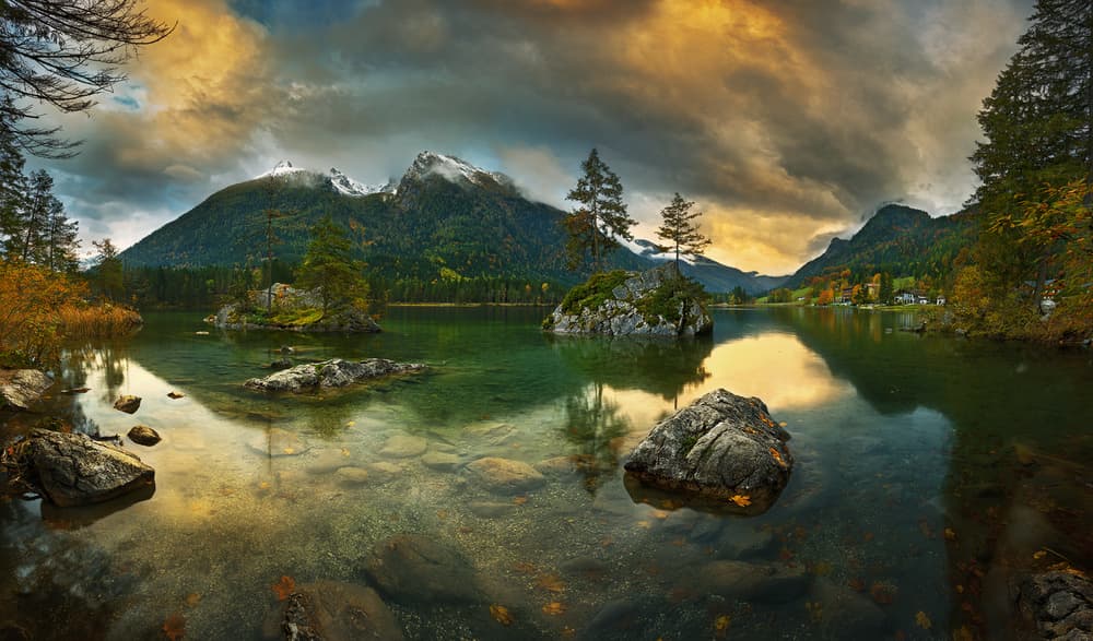 Hintersee.... by Krzysztof Browko — canvas wall art