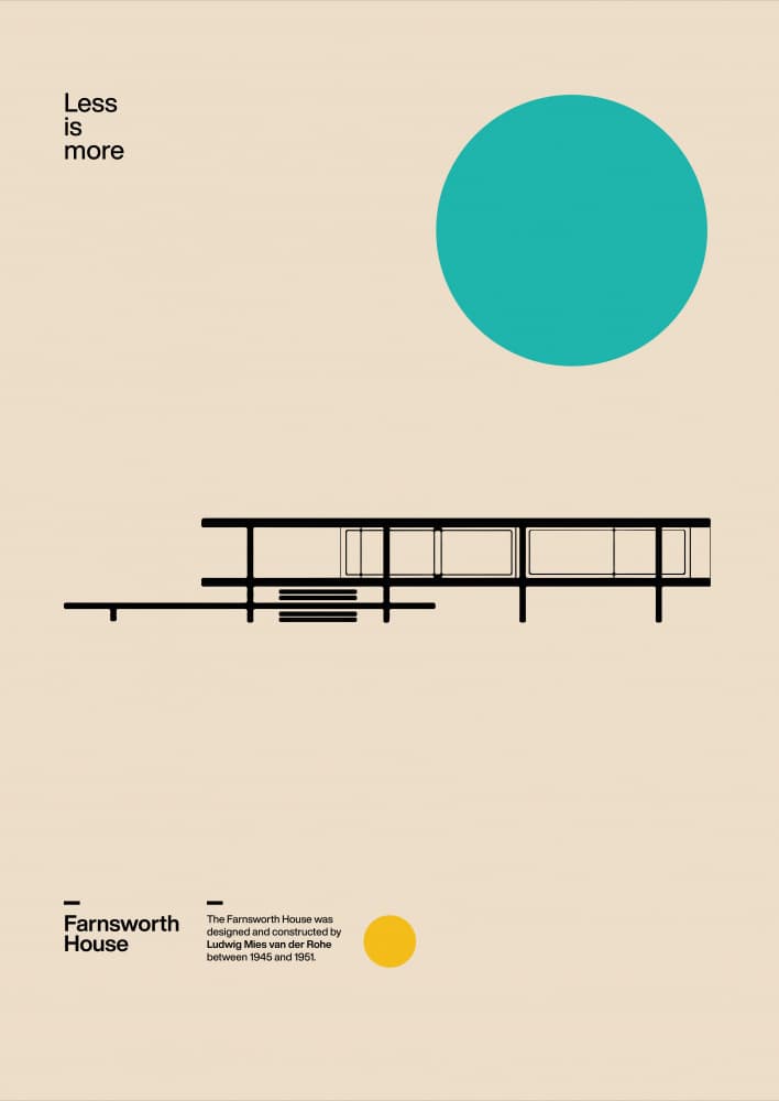 Midcentury Modern House by David Vineïs — canvas wall art
