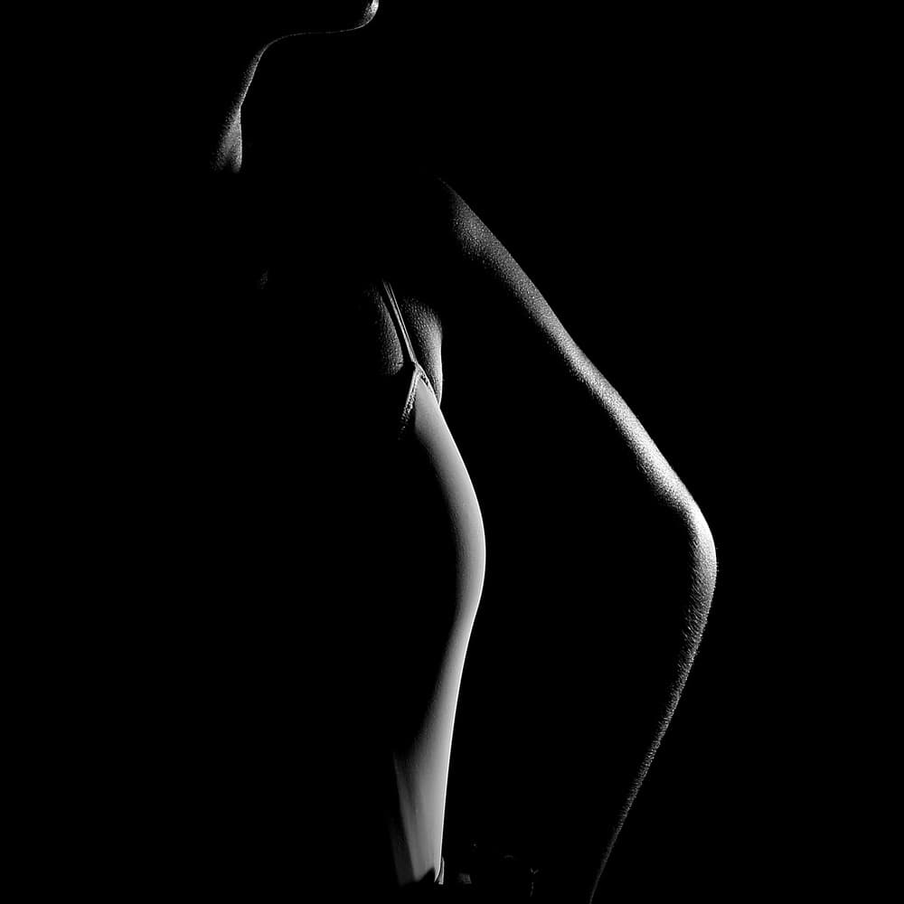 Sensual Form In Shadow by Paulo Medeiros — canvas wall art