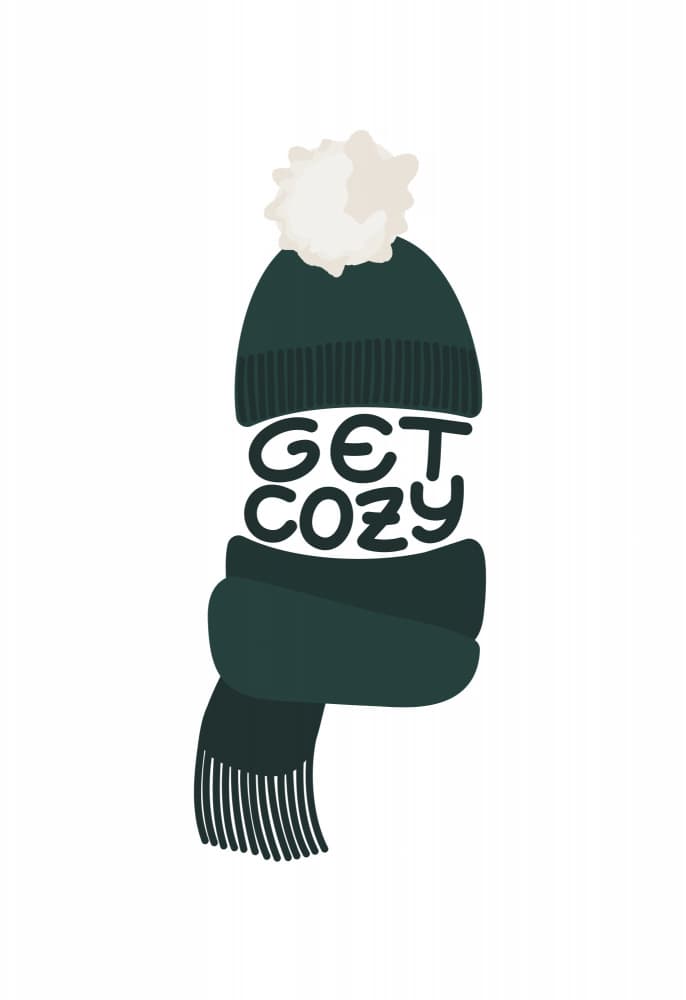 Get Cozy Winter Wardrobe by Rosana Laiz Blursbyai — canvas wall art