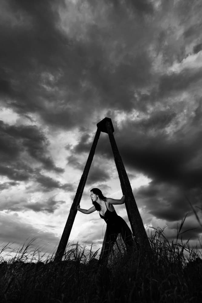 Strength Under Dark Clouds by Leszek Paradowski — canvas wall art