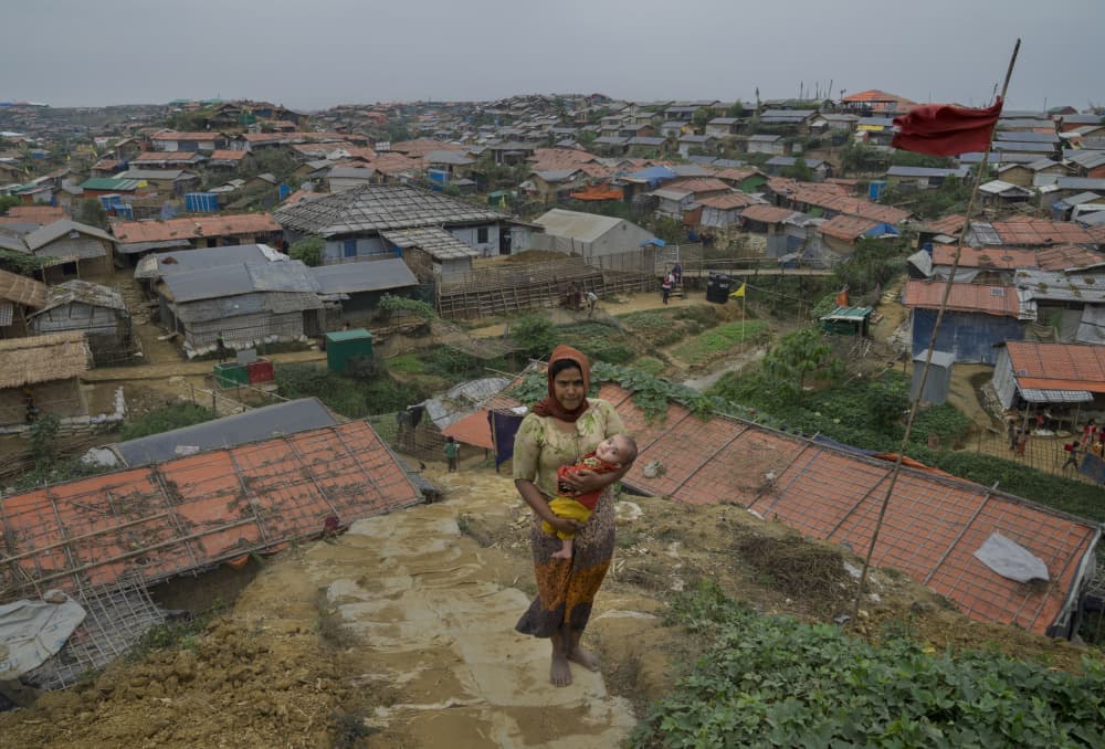Village Mother and Child by Md. Arifuzzaman — canvas wall art