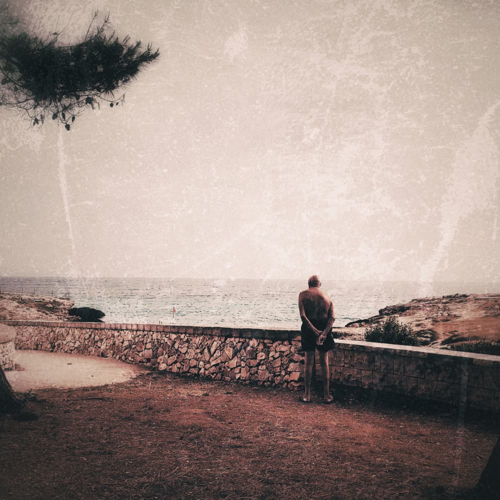 Contemplation by the Sea by Vito Muolo — canvas wall art
