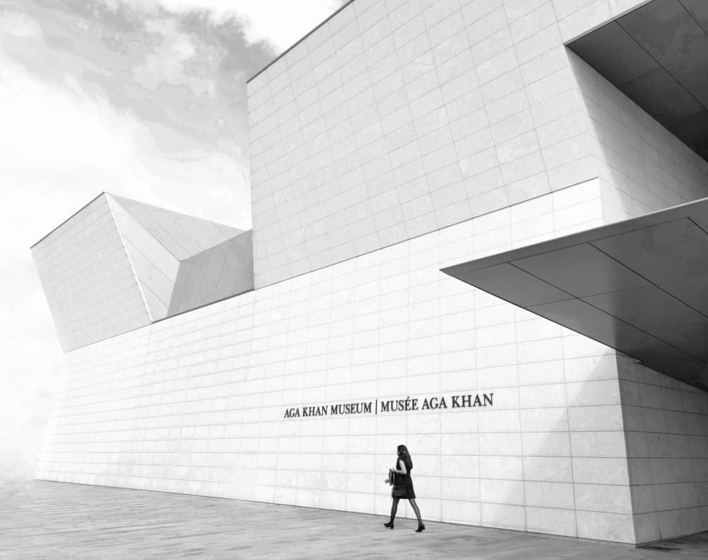 Modern Museum Geometry by Jasmine Zhang — canvas wall art