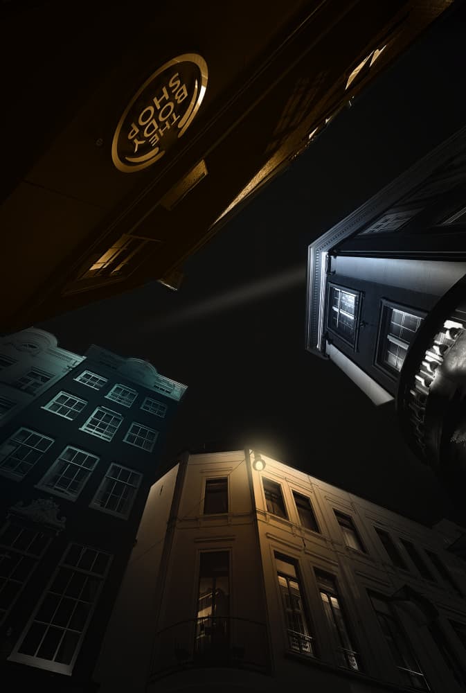 City Night Glow by Larry Deng APA — canvas wall art