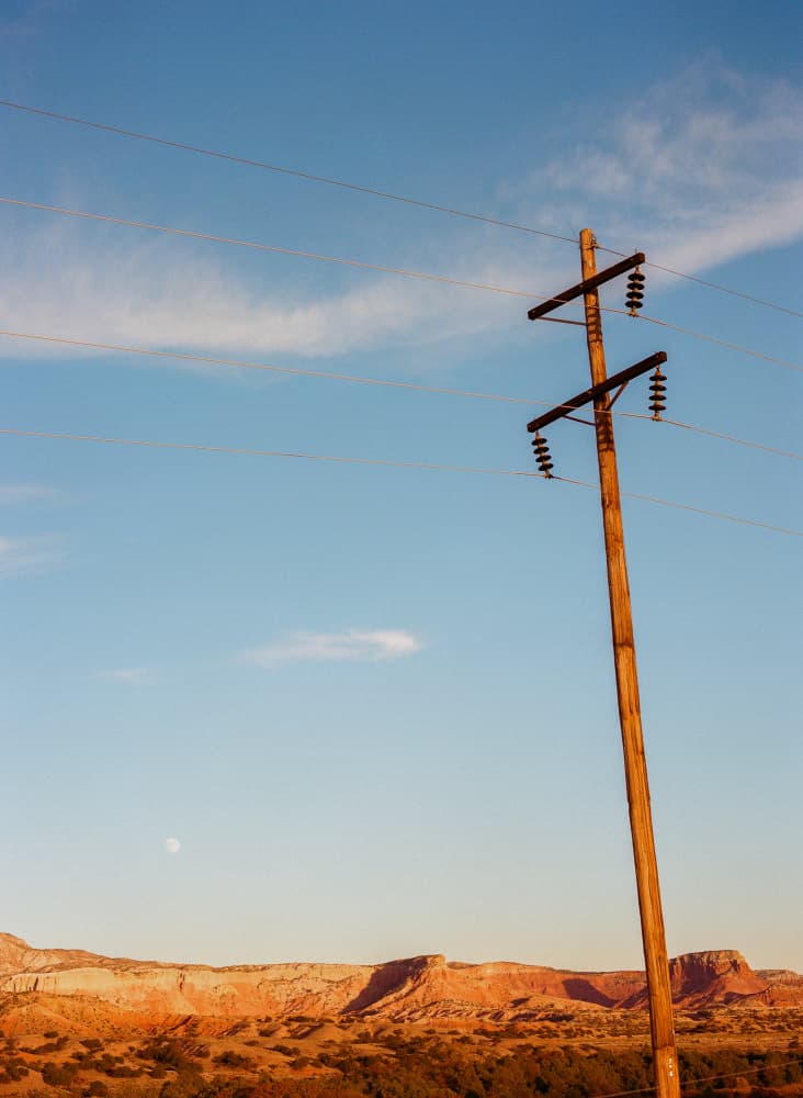 Desert Sky Power Pole by Bethany Young — canvas wall art