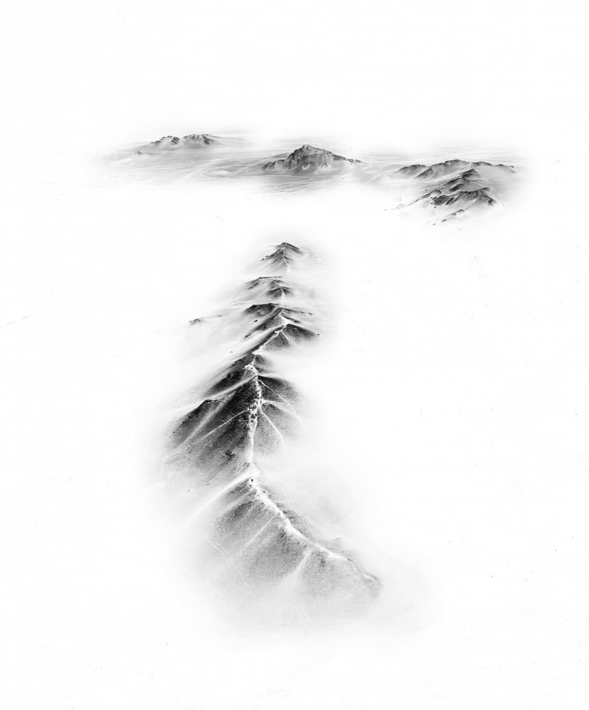 Ethereal Mountain Landscape by Jie Jin — canvas wall art
