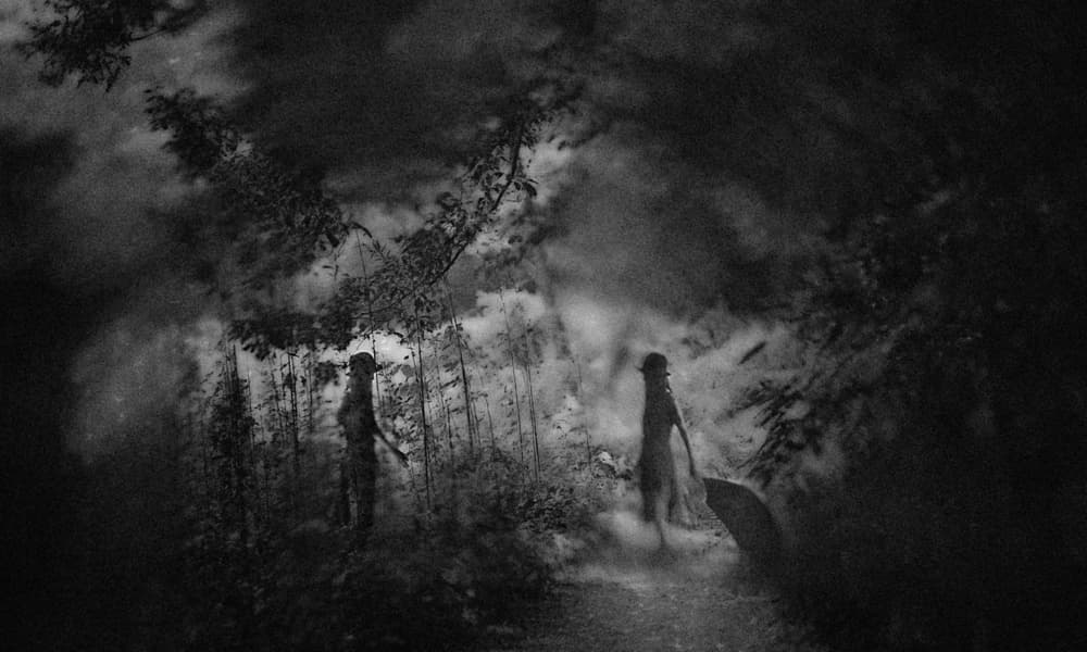 Dark Forest Figures by Teruhiko Tsuchida — canvas wall art