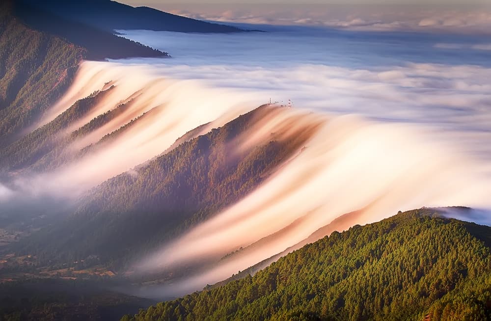 Golden Cloud River by Dominic Dähncke — canvas wall art