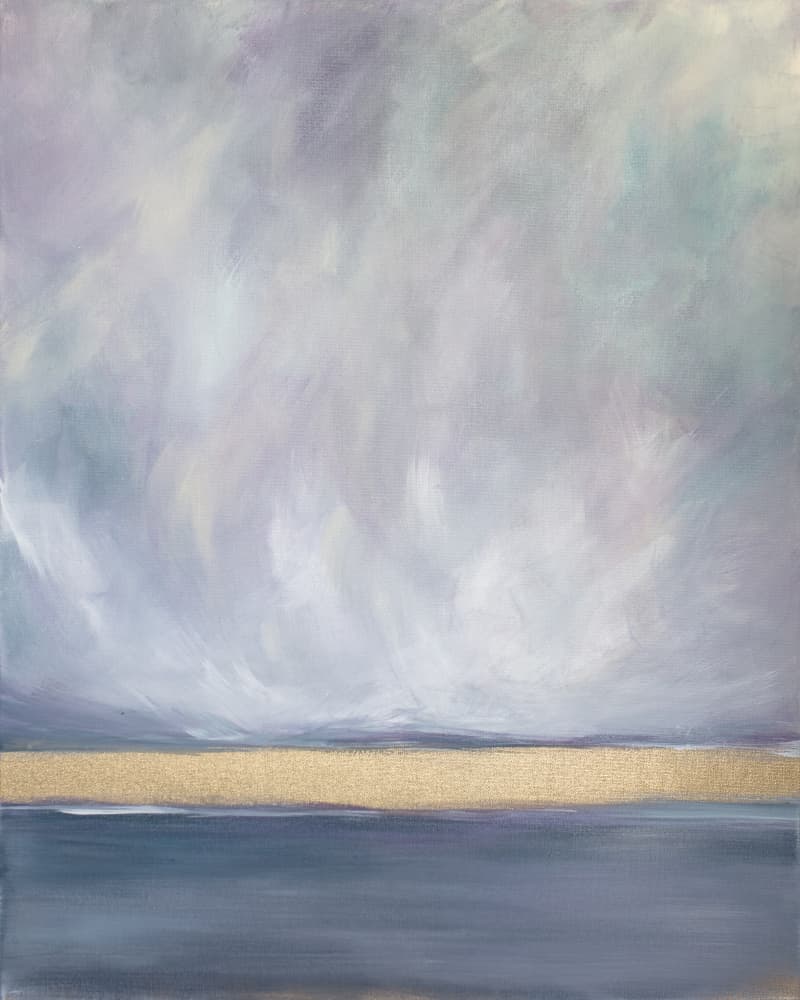 Peaceful Golden Horizon