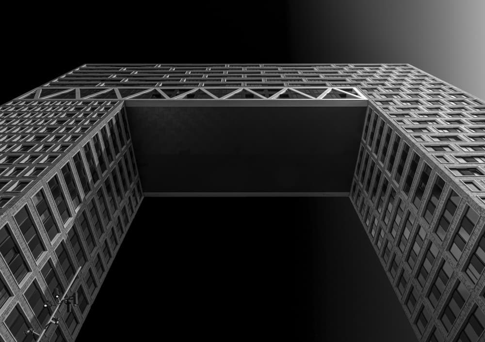 Urban Architectural Arch by wiebe wilbers — canvas wall art