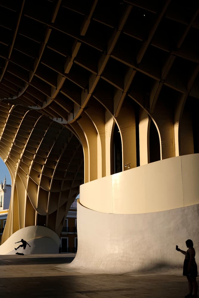 Urban Geometry Golden Hour by J. Pedro Martins — canvas wall art