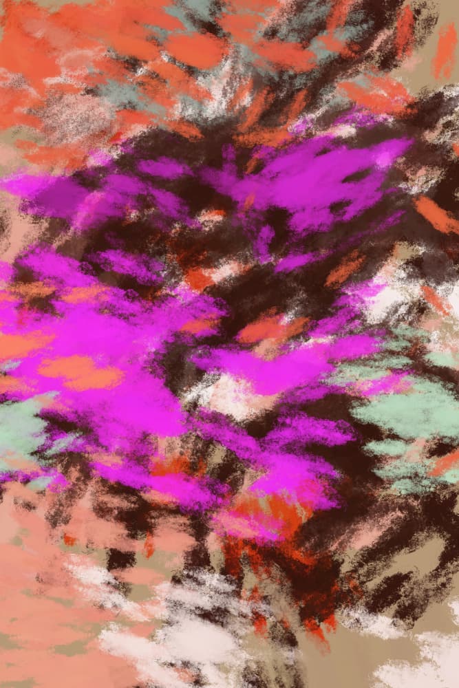 Vibrant Abstract Strokes by Simona Gocan — canvas wall art