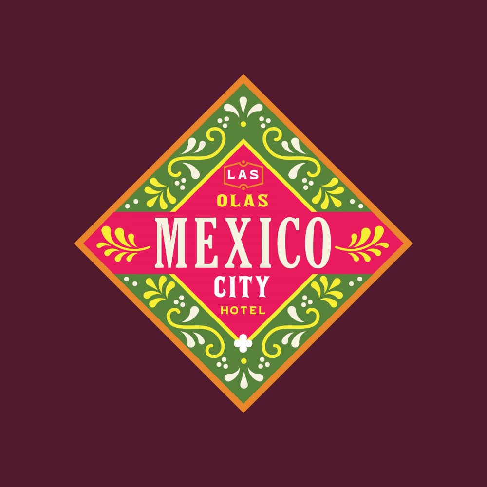 Las Olas Mexico City Hotel by The Whiskey Ginger — canvas wall art