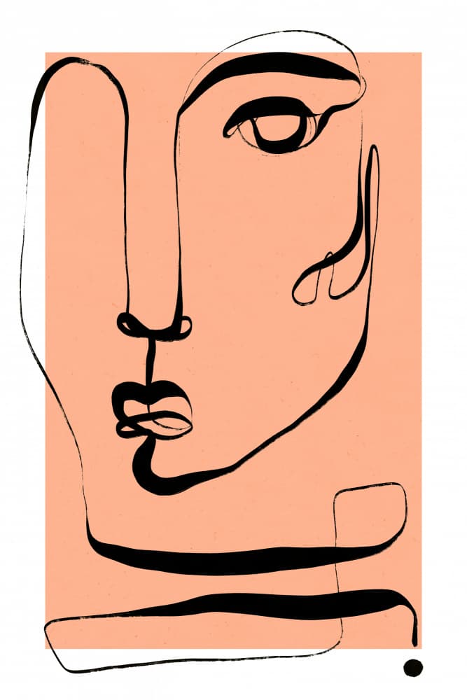 Fluid Visage by Treechild — canvas wall art