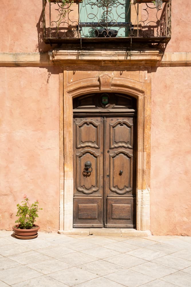 Old Mediterranean Door by Henrike Schenk — canvas wall art