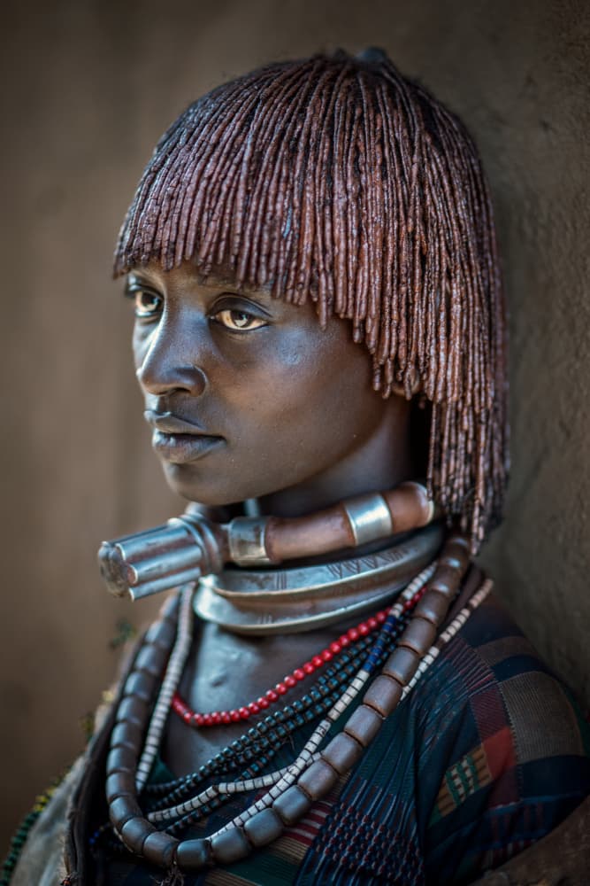 Ethiopian Tribal Beauty by Trevor Cole — canvas wall art