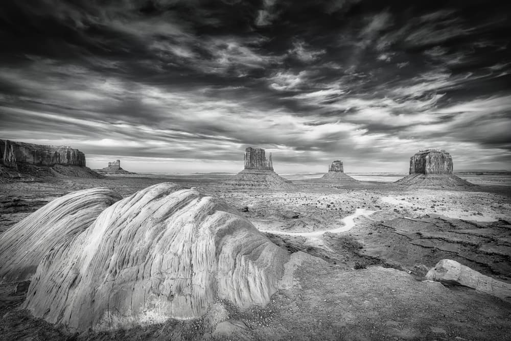 Monument Valley Desert Sky by Luigi Ruoppolo — canvas wall art