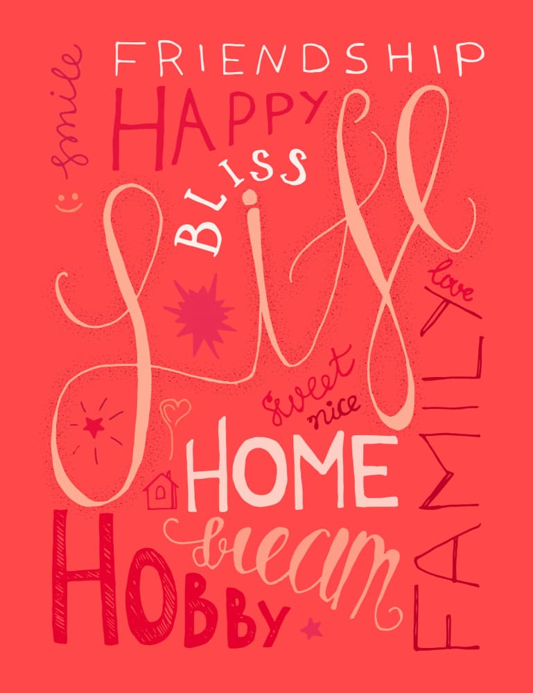 Happy Home Life by Marika Barsrsind — canvas wall art