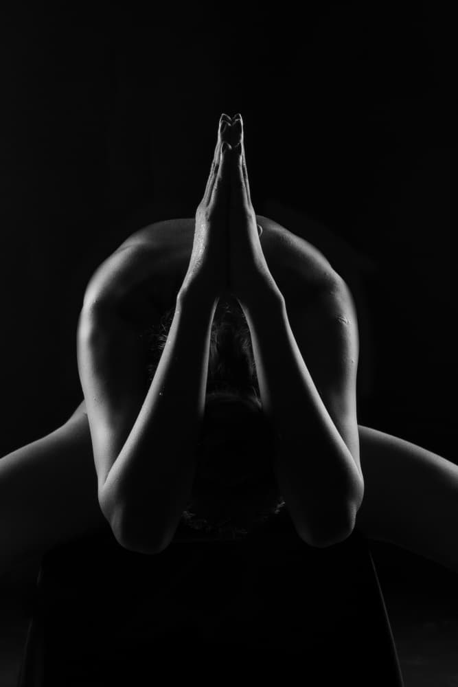 Serene Prayer Hands by PARTHA BHATTACHARYYA — canvas wall art