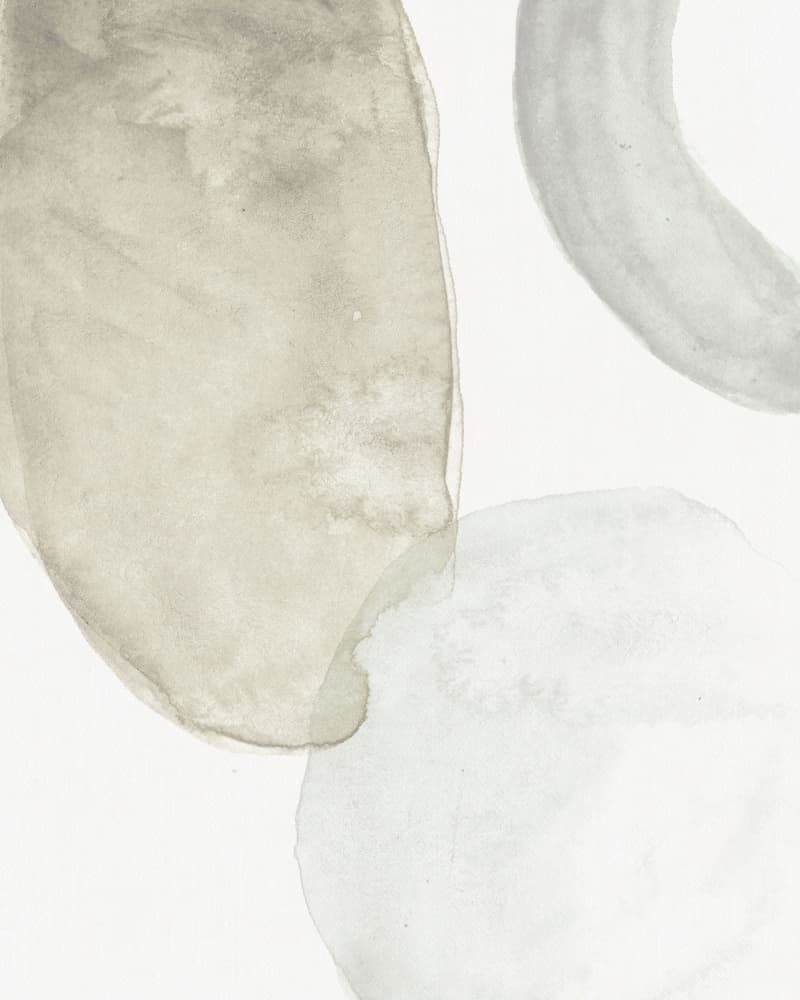Soft Neutral Shapes by KsanaKalpa — canvas wall art