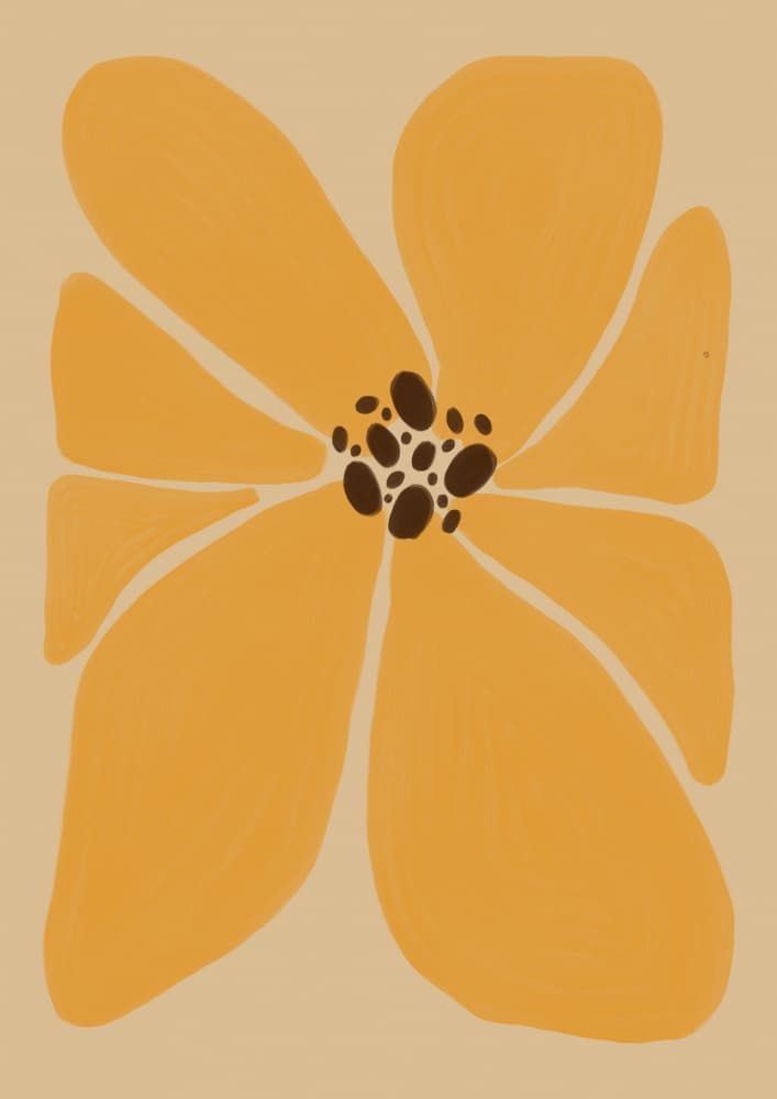 Golden Bloom by Natasha Playell — canvas wall art