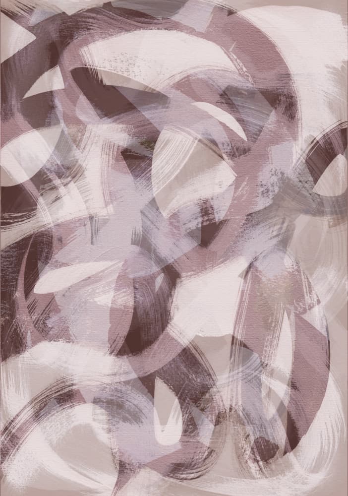 Abstract Brush Strokes 169X by Mareike Böhmer — canvas wall art