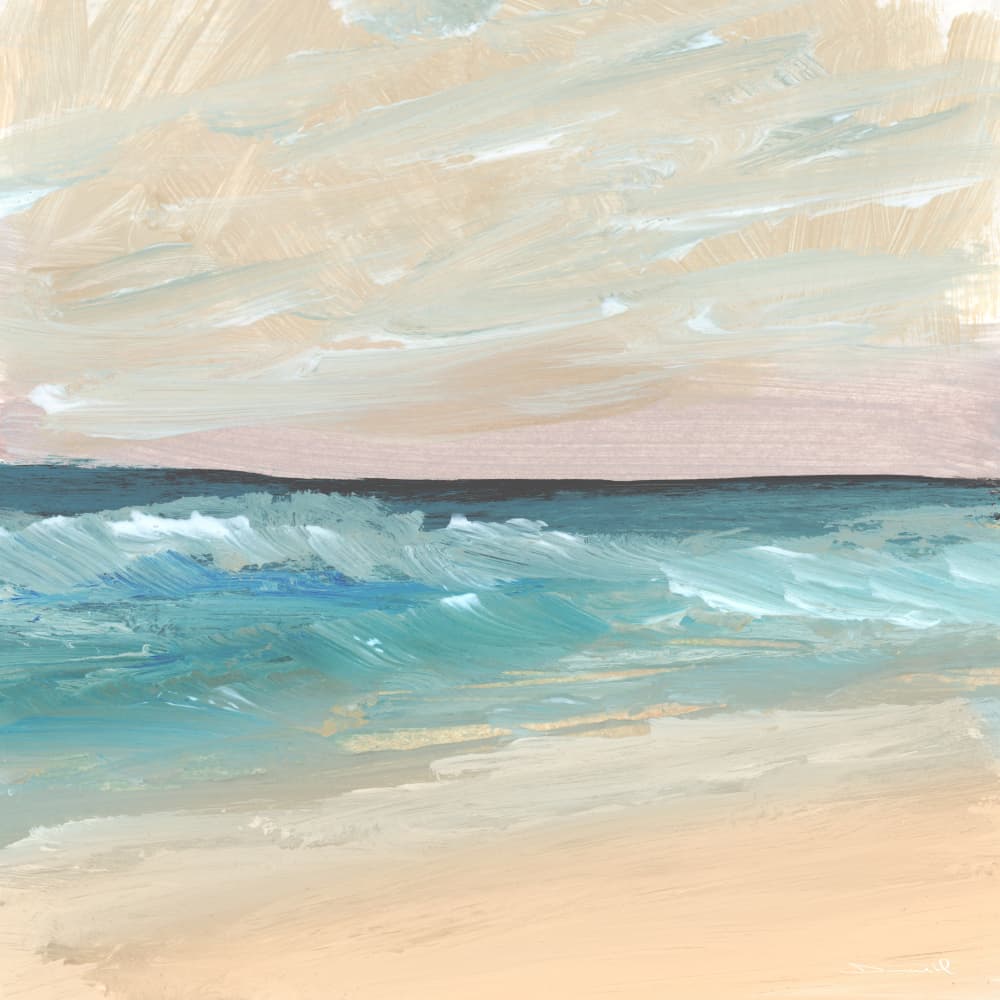 Bay Waves by Dan Hobday — canvas wall art