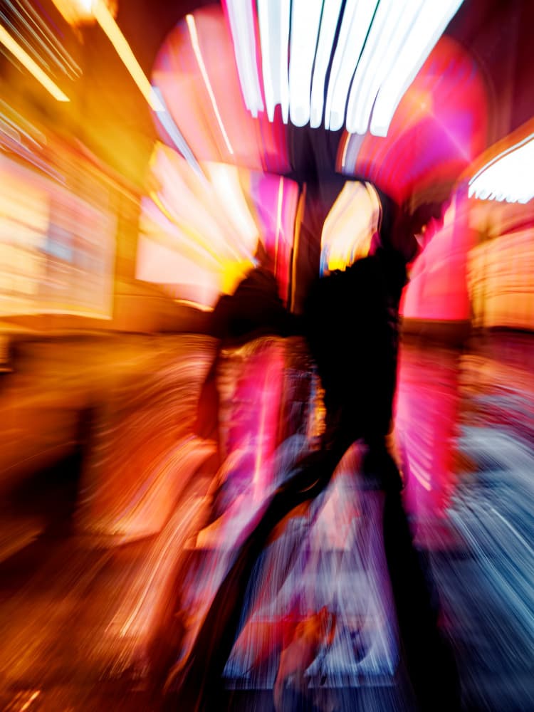 Vibrant Night Movement by Marius Surleac — canvas wall art
