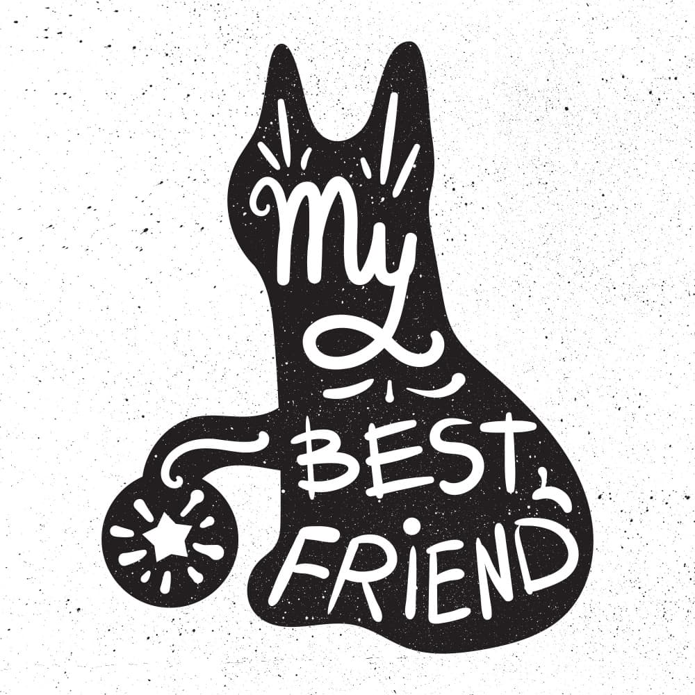 My Best Friend Dog by Marika Barsrsind — canvas wall art