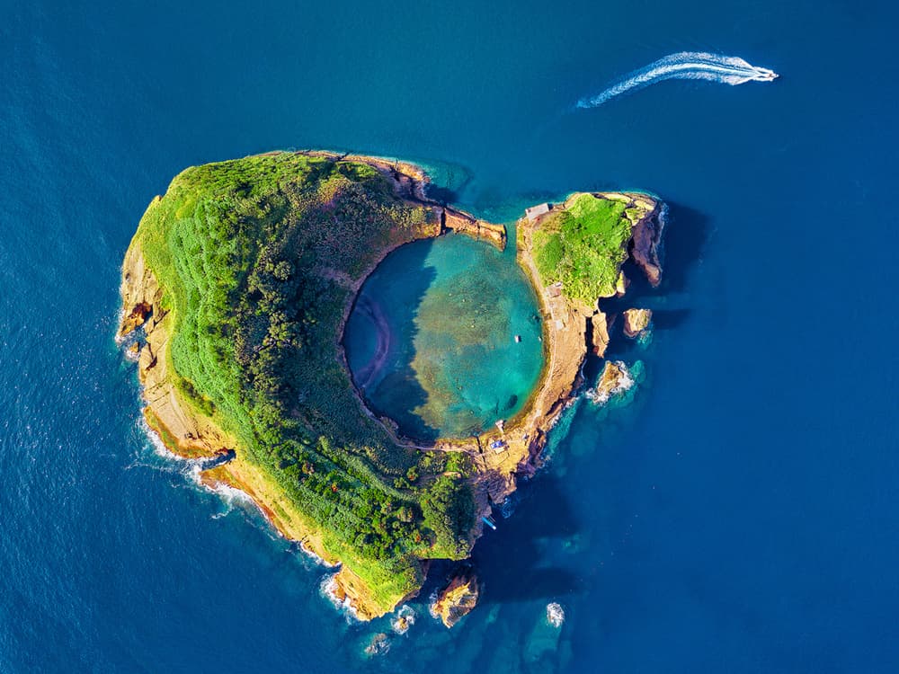 Tropical Island Lagoon by Alvaro Roxo — canvas wall art