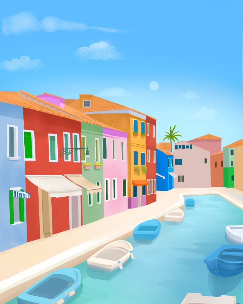 Murano Islands by Petra Lizde — canvas wall art