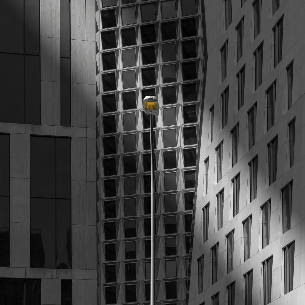 Modern City Glow by Wim Schuurmans — canvas wall art
