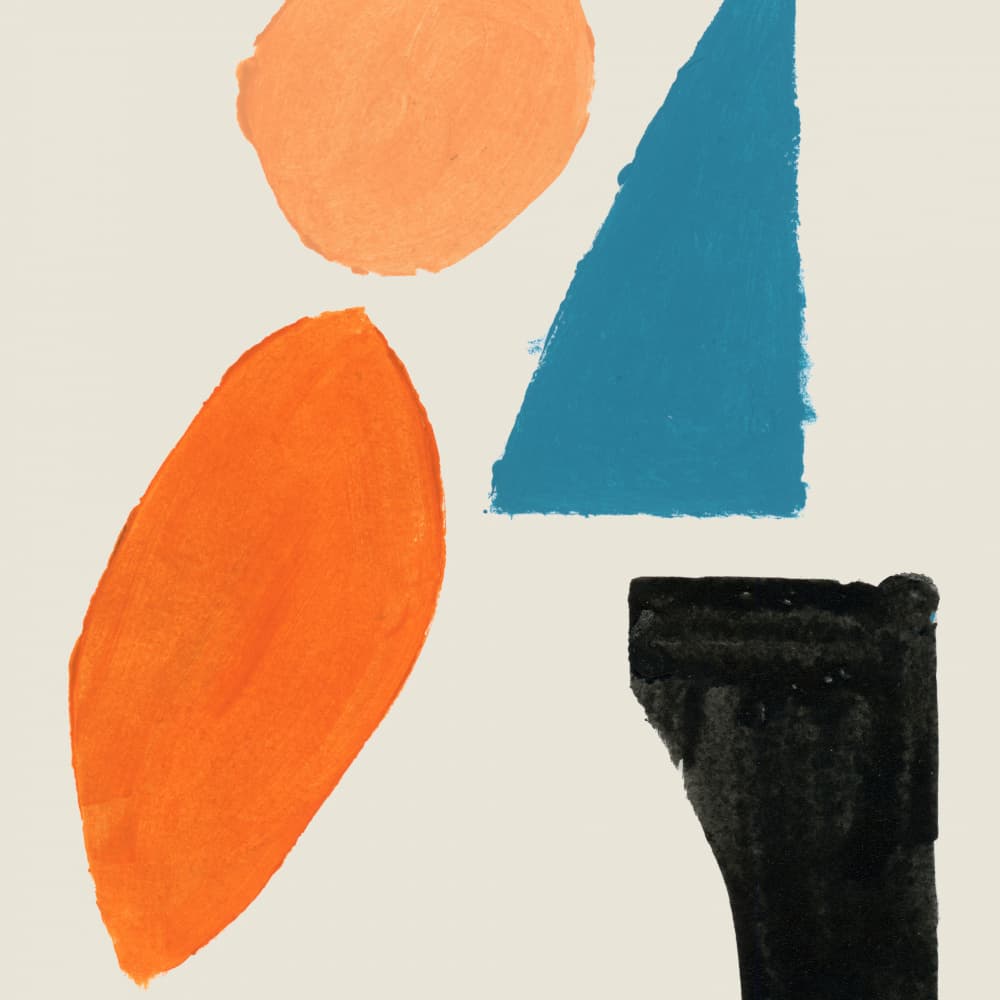 Colorful Abstract Balance by cartissi — canvas wall art